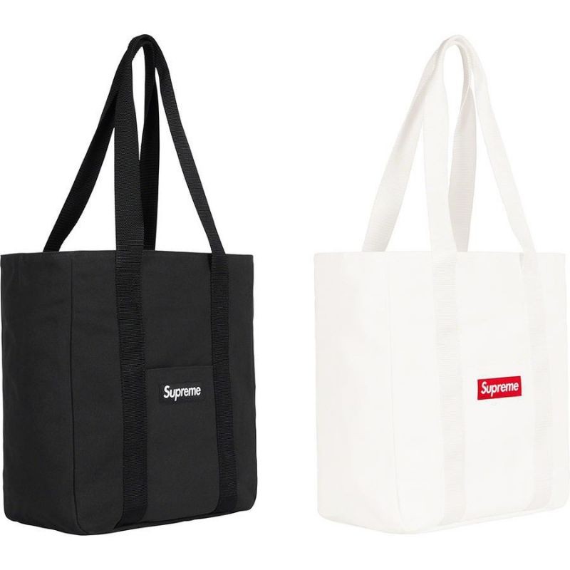 Supreme 20FW Canvas Tote 帆布托特包白| 蝦皮購物