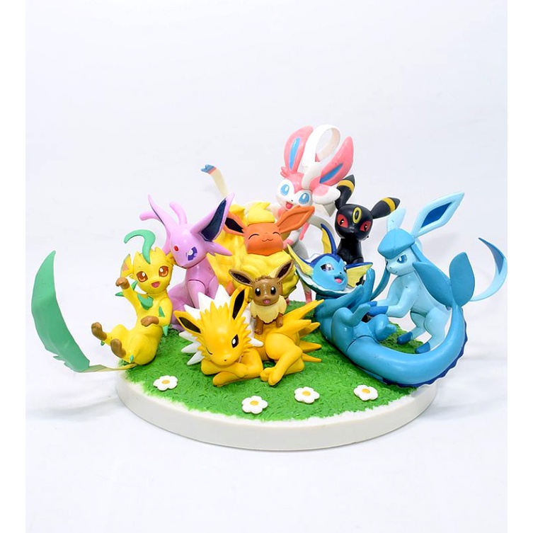 現貨 】 神奇寶貝寶可夢 Pokemon 伊布家族 盒裝手辦動漫周邊模型公仔擺件 | 蝦皮購物