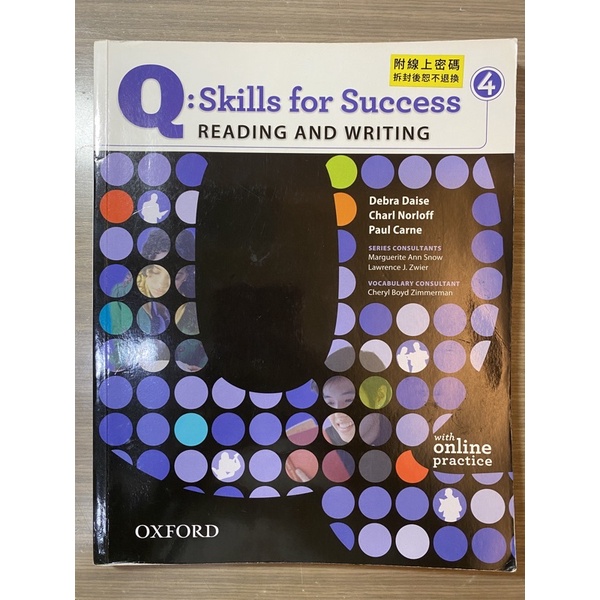 Q: Skills for Success 4 Reading and Writing Student Book | 蝦皮購物