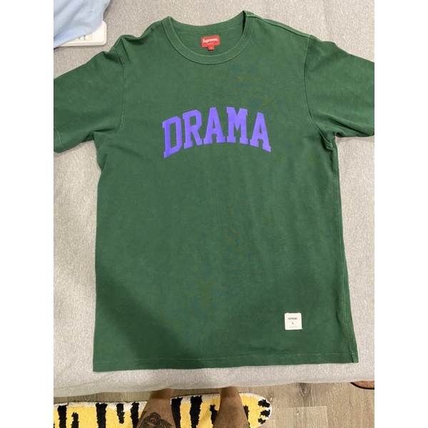 Supreme Drama S/S top 戲劇文字重磅短T 二手L | 蝦皮購物