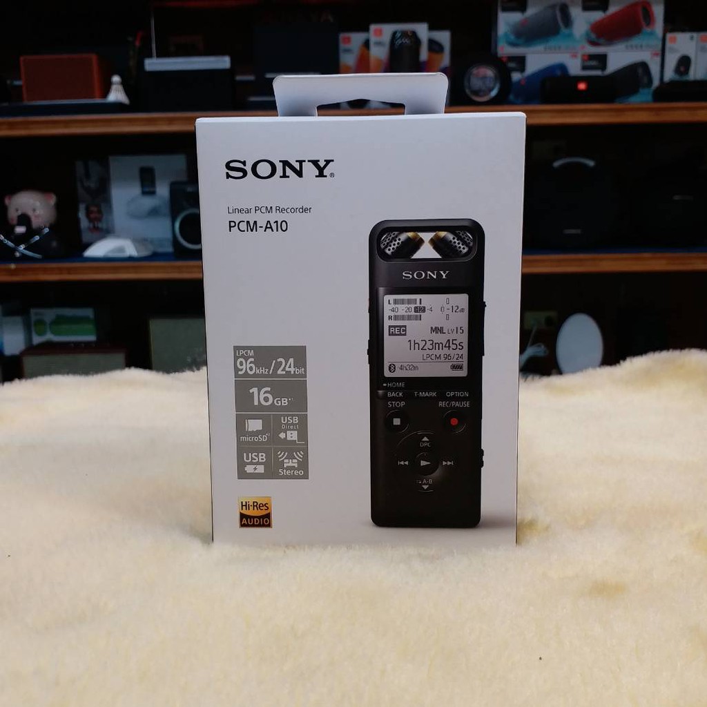 現貨》台灣sony《公司貨》保固一年送收納袋SONY PCM-A10 錄音筆非仿冒