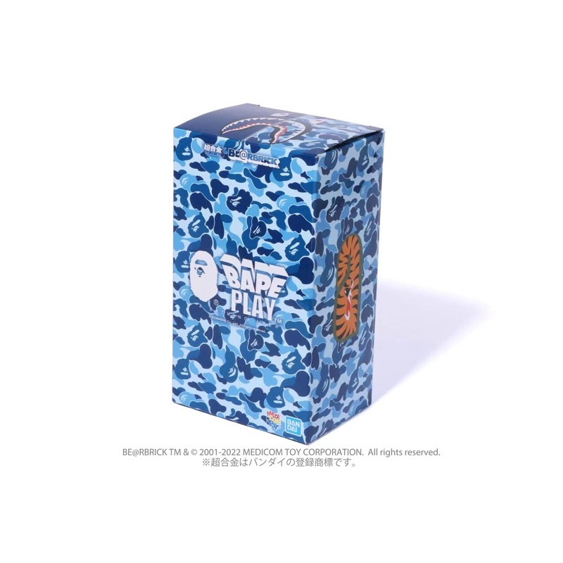 現貨Be@rbrick BAPE® ABC CAMO SHARK PINK / BLUE 200% 超合金粉藍