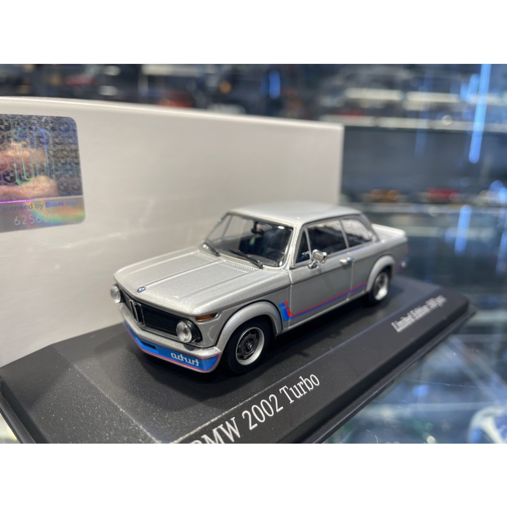 吉華科技@ 1/43 Minichamps BMW 2002 Turbo 1973 Silver | 蝦皮購物