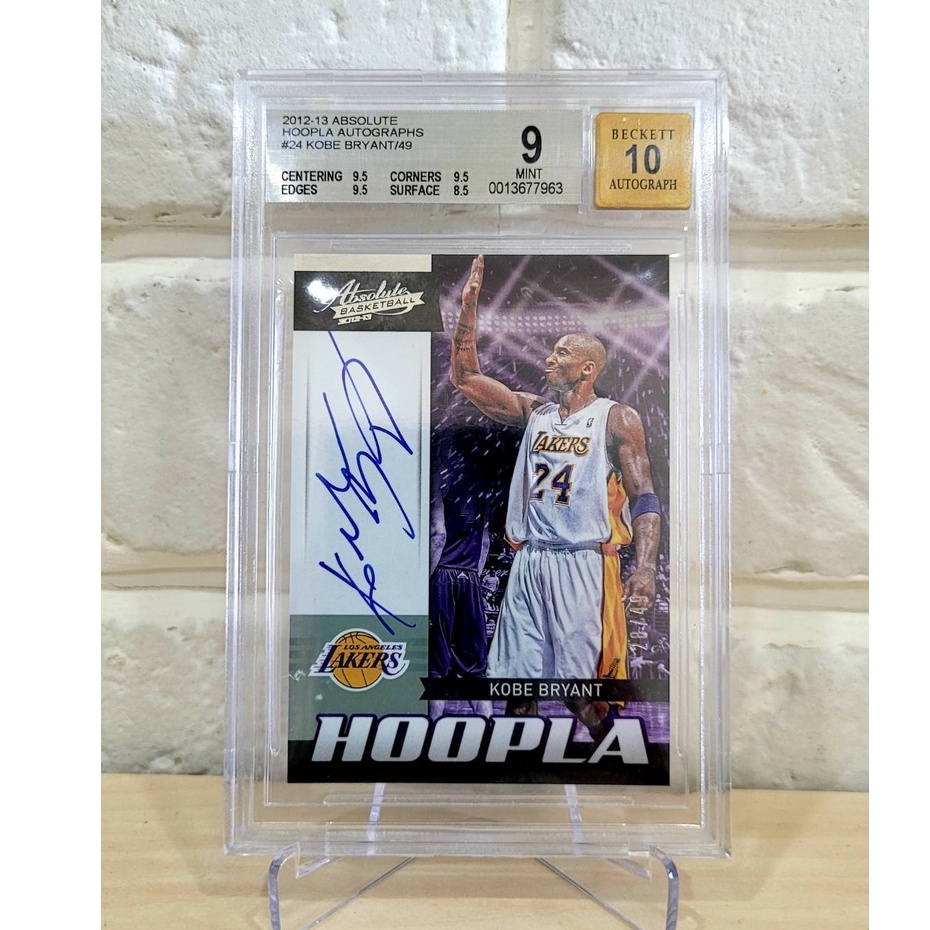 2013 Panini Hoops 9 Kobe Bryant Red Back PSA 10 SP Los Angeles