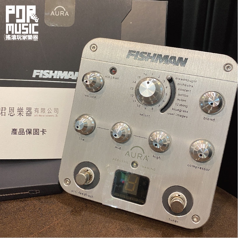 【搖滾玩家樂器】全新免運｜ FISHMAN Aura Spectrum DI ｜ PRO-AUR-SPC 效果器