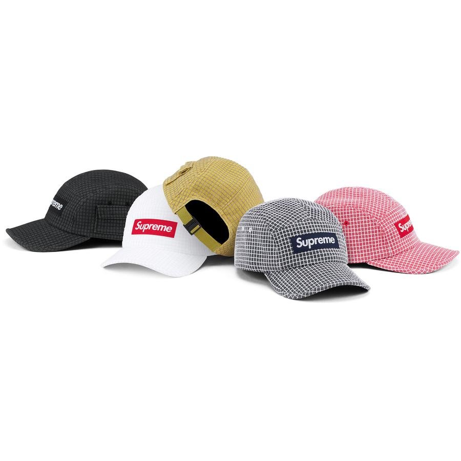 日貨代購CITY】2022SS SUPREME Denim Ripstop Camp Cap 格紋小口袋老帽