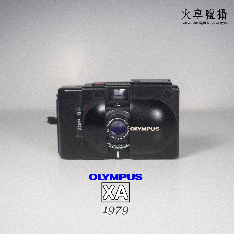 火車塩攝] OLYMPUS XA + A16閃燈盒裝組最強初代機| 蝦皮購物