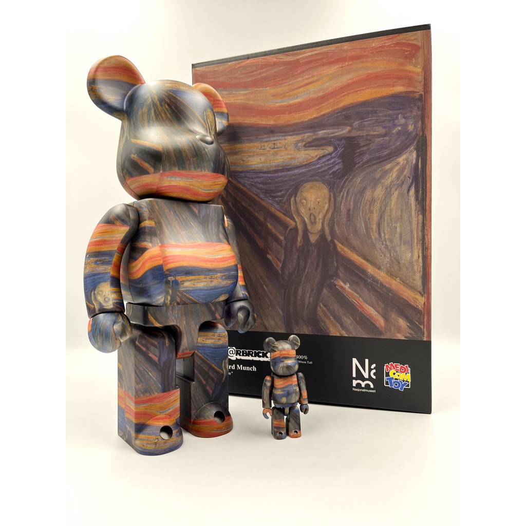 BE@RBRICK Edvard Munch Scream 100％ 400％ 吶喊