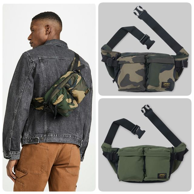 全新CARHARTT WIP Military Hip Bag 迷彩軍綠色| 蝦皮購物