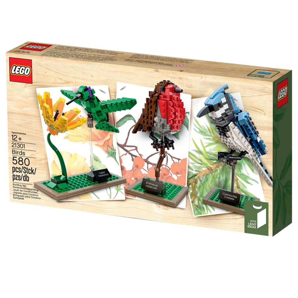 想樂］全新樂高Lego 21301 ideas Birds 三隻鳥| 蝦皮購物