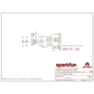 SparkFun原廠 RFM69 Breakout (915MHz) (WRL-12775) | 蝦皮購物