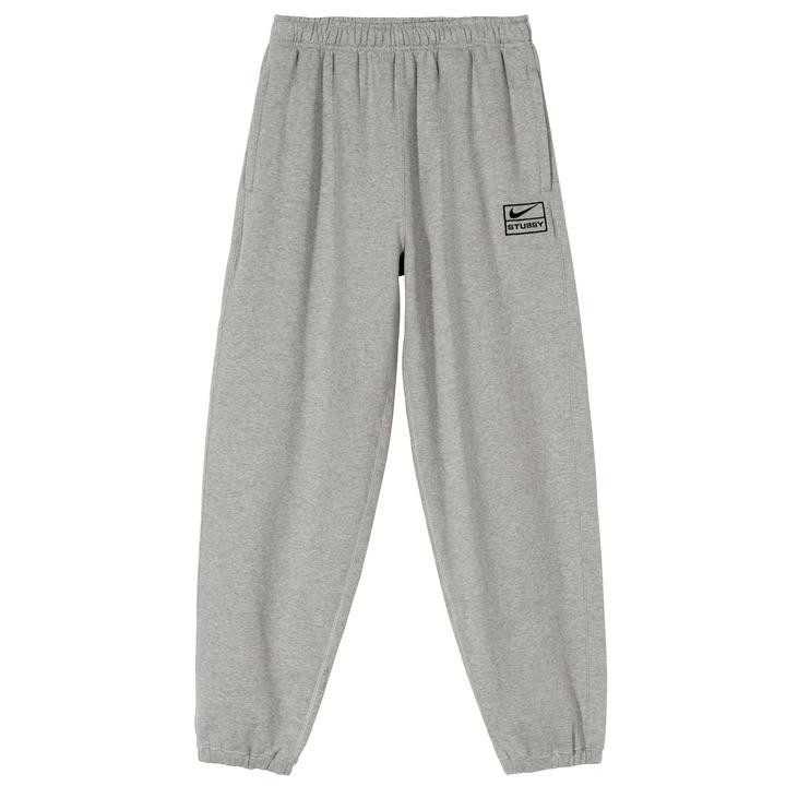 Nike x Stussy聯名款 Nsw Fleece Pants 男生 灰色 棉褲 朴敘俊CT4312-063