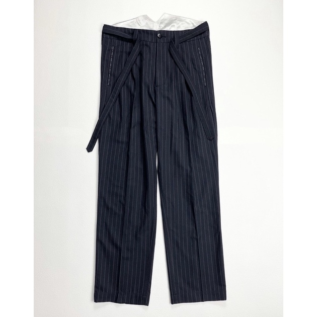 visvim HAKAMA PANTS 18SS WOOL 羊毛 條紋 劍道褲 休閒褲