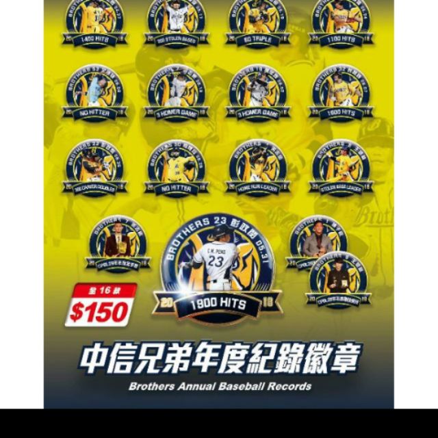 中信兄弟 徽章 | 蝦皮購物