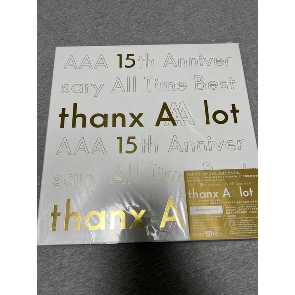 初回生産限定盤】AAA 15th Anniversary All Time Best -thanx AAA lot