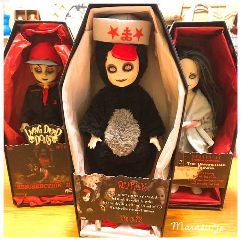 絕版Mezco Toyz Living Dead Dolls 活死人娃娃LDD 稀有熊熊TEDDY 鴨子