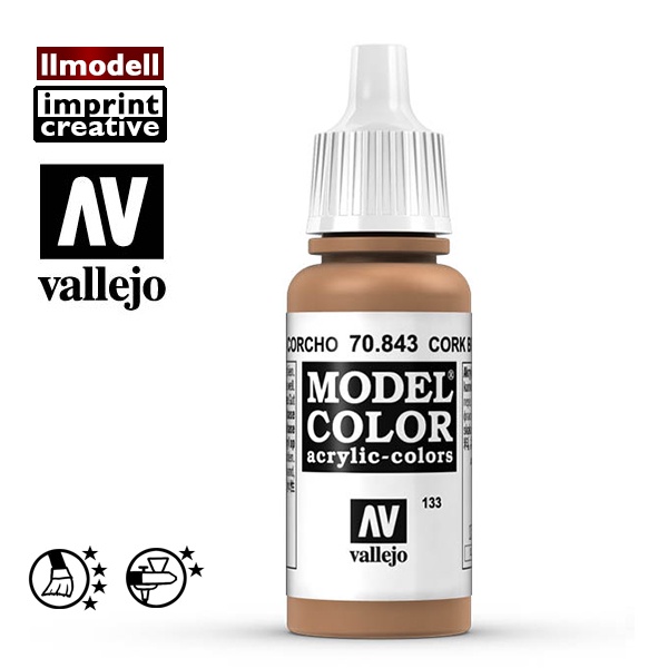 Vallejo Model Color acrylic paint - 70.843 Cork Brown