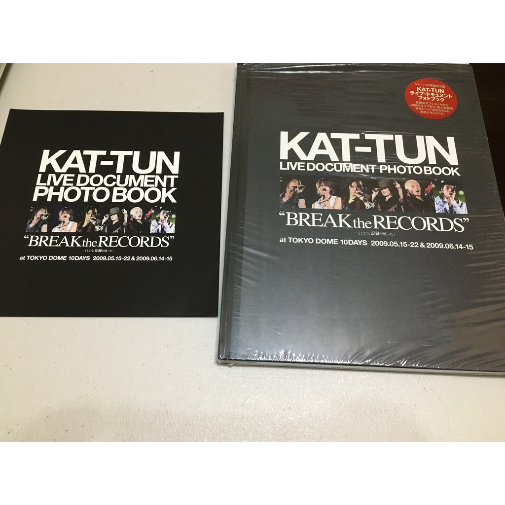 日本kattun break the records livedocument photobook 偶像團體寫真