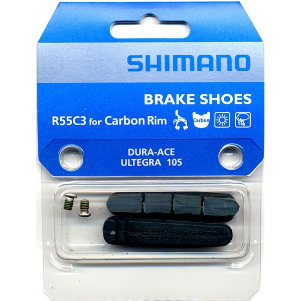 單車世界~SHIMANO R55C3 R55C4 CARBON 碳纖維框專用低溫煞車皮 C夾專用 | 蝦皮購物