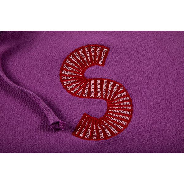Supreme S Logo Hooded Sweatshirt (fw20) 帽T 黃色紫色M號| 蝦皮購物