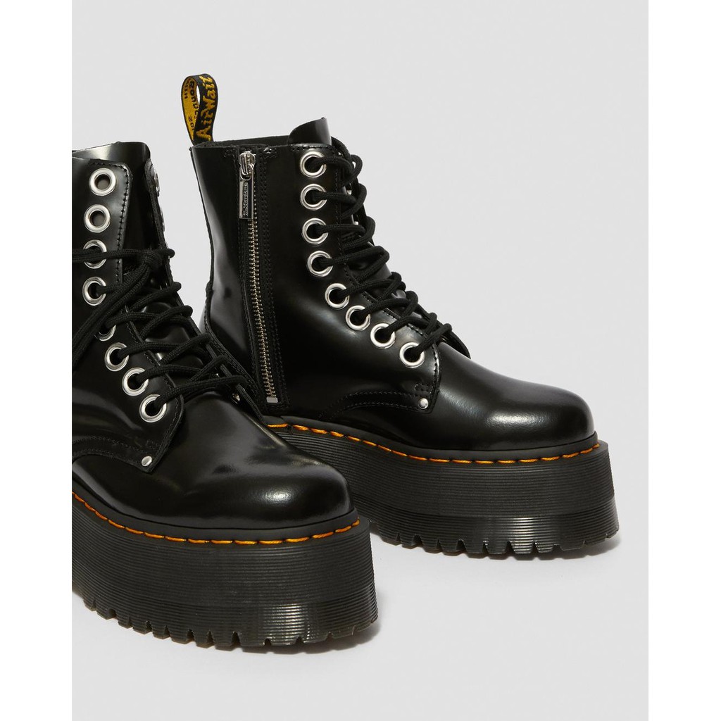 現貨】Dr Martens Jadon Max Boot 馬汀超厚底8孔黑色硬皮SS20 | 蝦皮購物