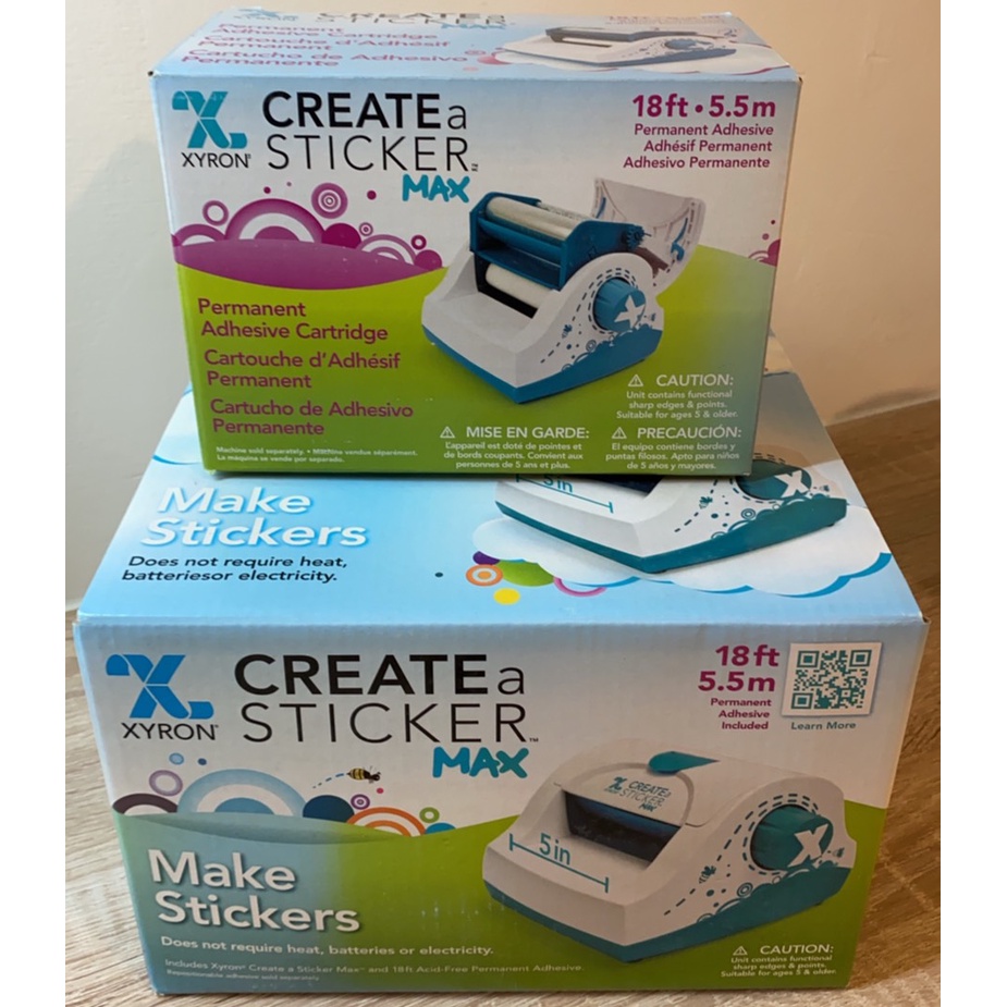 (已客訂商品)Xyron CREATEa STICKER 18ft 5吋速成貼紙機 特價 900元再贈送耗材替換機芯一盒 | 蝦皮購物