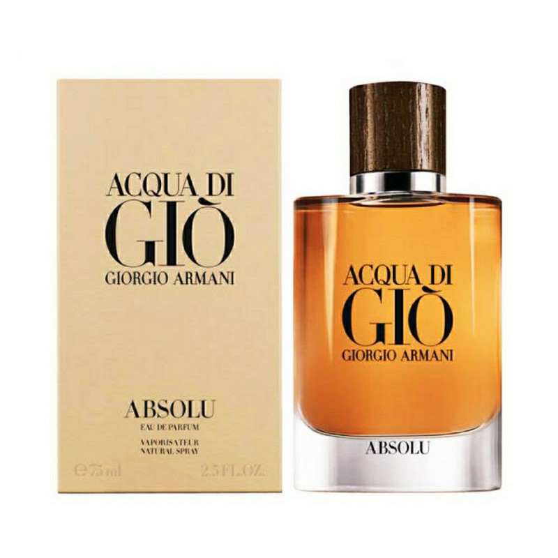 Giorgio Armani GIO Absolu 亞曼尼極致寄情水男性淡香精/1瓶/75ml-新品