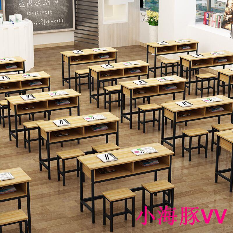 【量大優惠可開發票】 學校課桌椅中小學雙層學習桌輔導班培訓桌補習班帶抽屜桌直銷 【教室培訓桌】 | 蝦皮購物