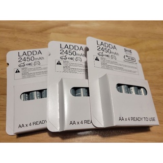 全新 IKEA 宜家家居 LADDA 充電電池 2450 mAh HR06 AA 1.2V 三號電池 4件裝 | 蝦皮購物