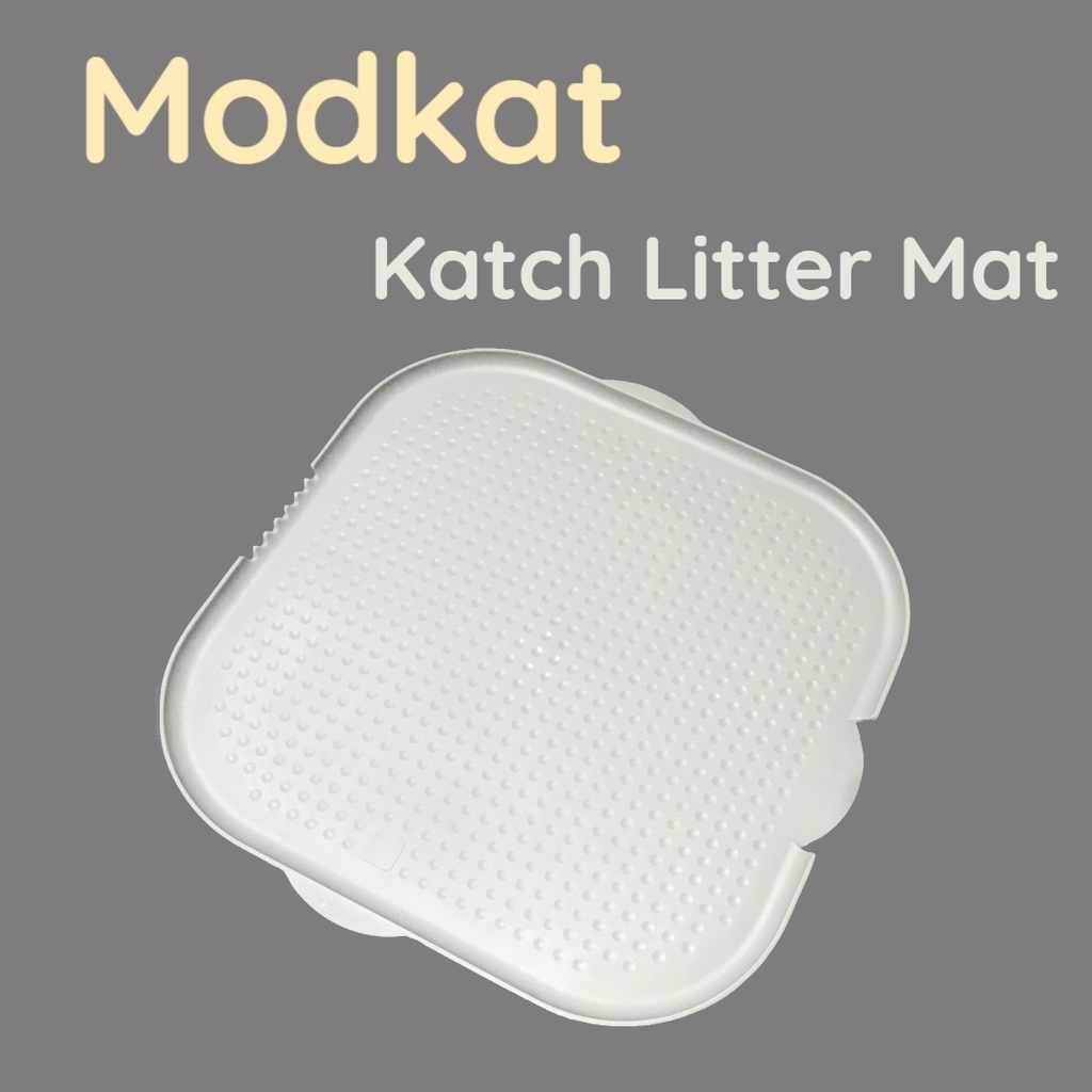 Modkat Katch Litter Mat, White