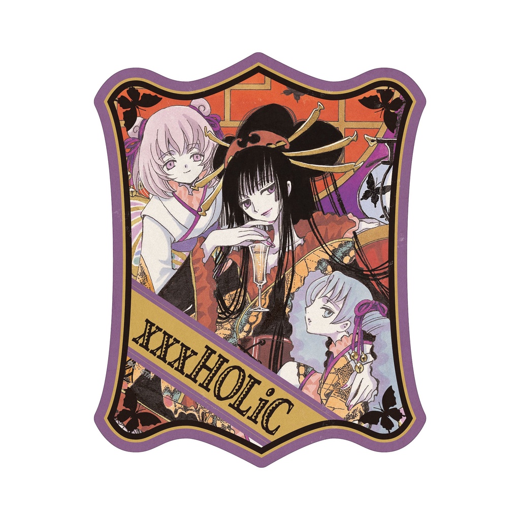 xxxHOLiC】CLAMP畫業30週年紀念xxxHOLiC行李箱貼紙（單入，全6款）壱原
