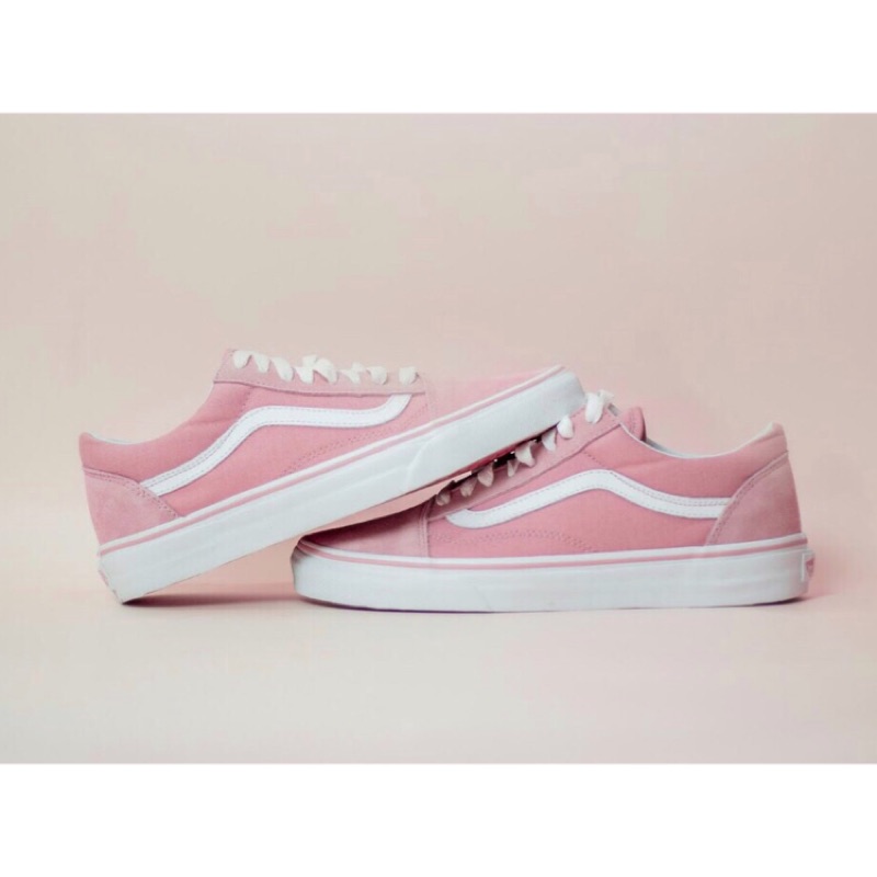 Womens pink vans old skool sale