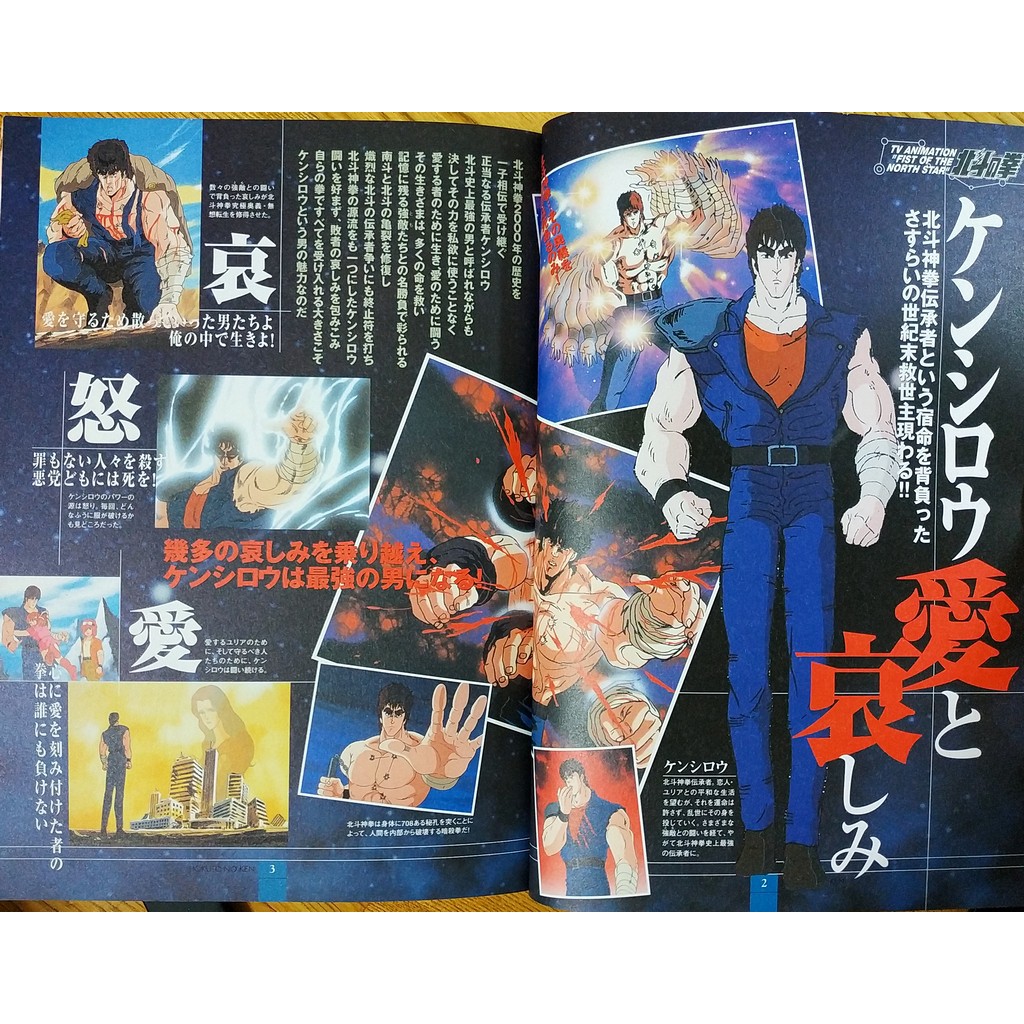 北斗神拳TV版日文設定集畫冊僕たちの好きな北斗の拳別冊寶島武論 北斗神拳TV版日文設定集畫冊僕たちの好きな北斗の拳別冊寶島武論
