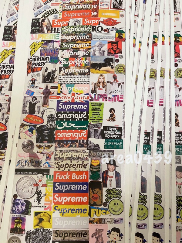 area0439】Supreme Door Poster FF F&F 限定經典Box Logo 貼紙海報