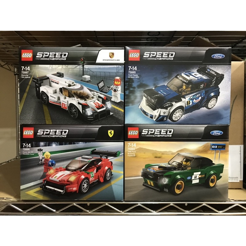 LEGO 75884 75885 75886 75887 Speed 系列 四盒 | 蝦皮購物