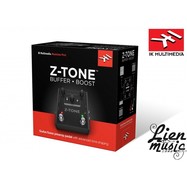 立恩樂器效果器專賣』免運IK Multimedia Z-TONE Buffer Boost DI 效果