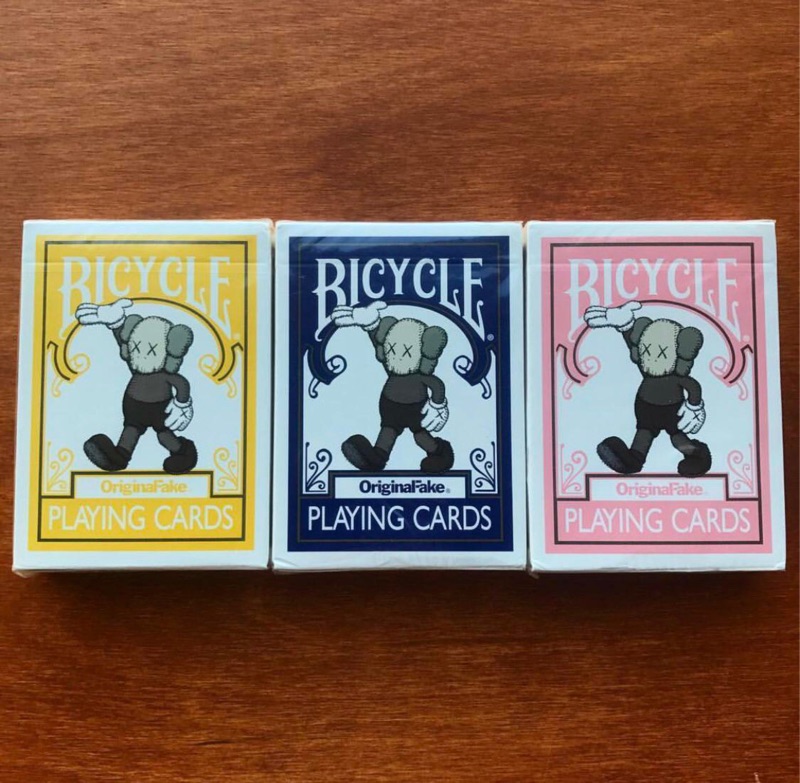 絕版品Kaws Original Fake x Bicycle Playing Cards 撲克牌| 蝦皮購物