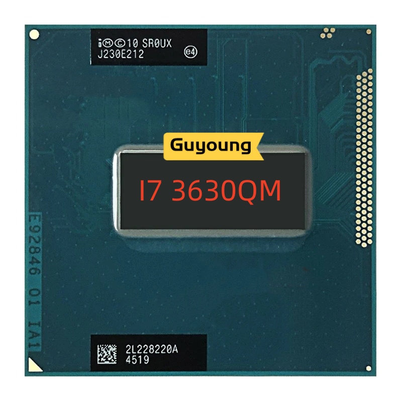 酷睿i7-3630QM i7 3630QM SR0UX 2.4GHz 四核八線程CPU 處理器6M