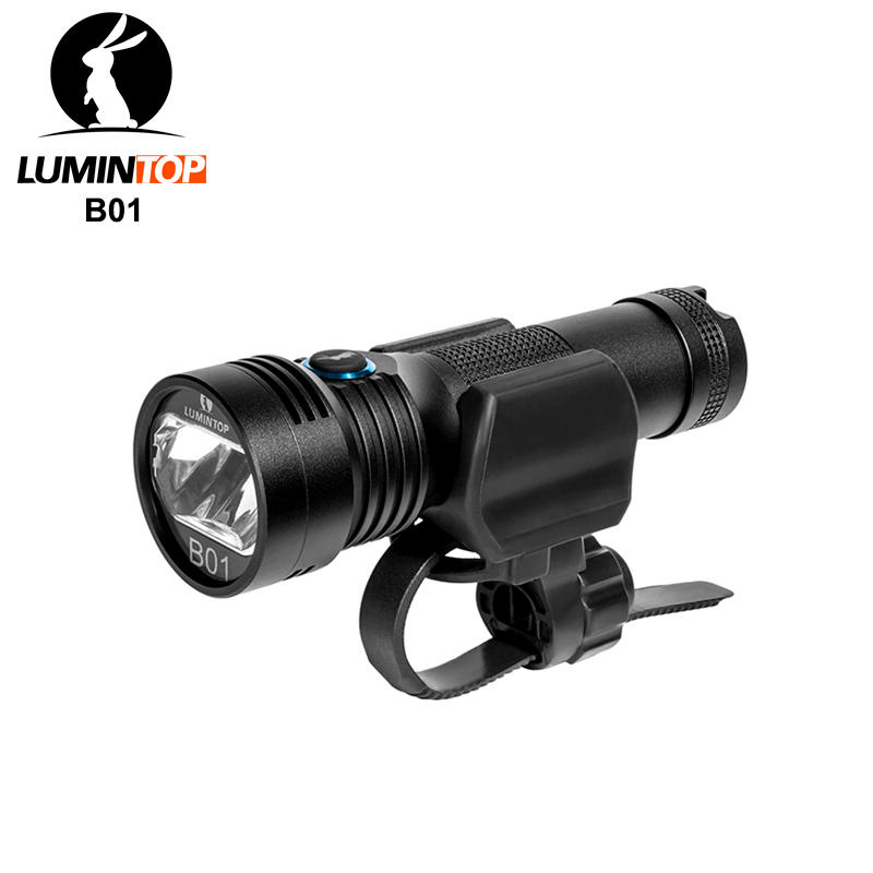 Lumintop 雷明兔B01多功能腳踏車燈車前燈USB充電強光手電筒夜騎帶21700