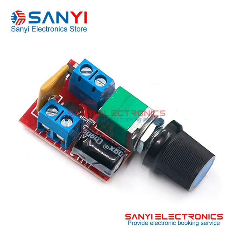迷你直流電機PWM調速器5V6 12 24 35V調速開關 超小LED調光器 5A | 蝦皮購物
