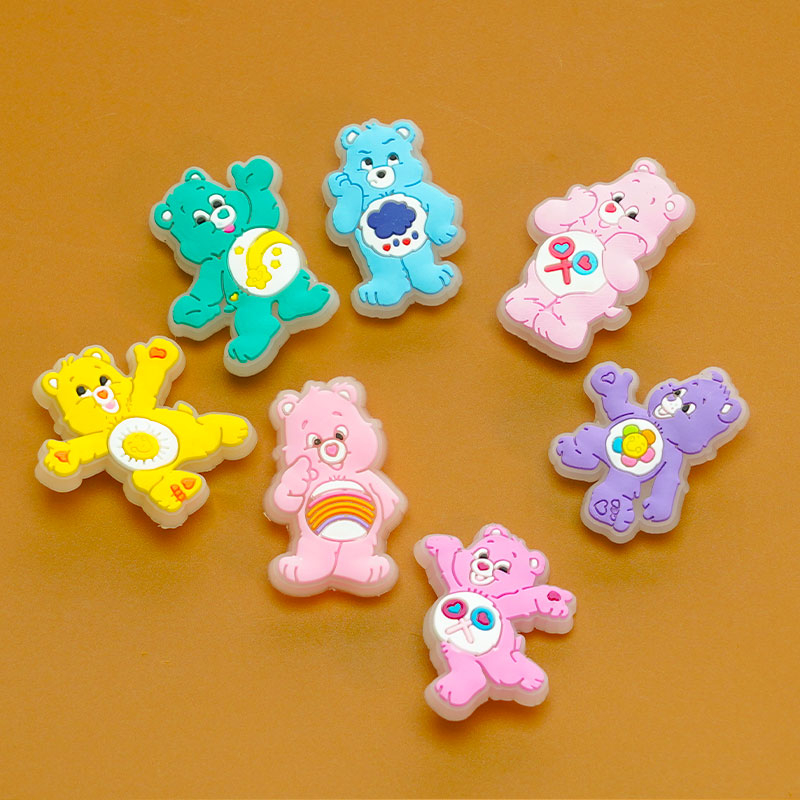 現貨 Croc Jibz Pins 彩色卡通動漫熊 DIY 鞋魅力按鈕 | 蝦皮購物