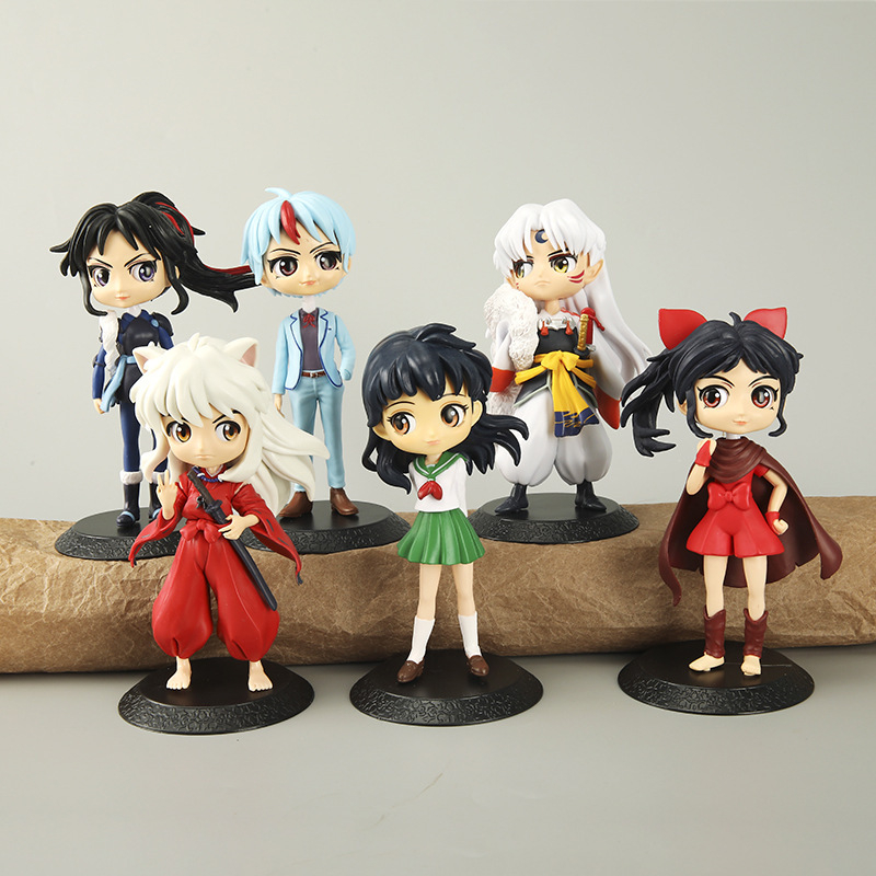 現貨 1件裝 日本動漫 犬夜叉 inuyasha 殺生丸諸葉剎那日暮永遠日暮戈薇Q版蛋糕裝飾公仔人偶模型手辦擺件玩具禮物 | 蝦皮購物