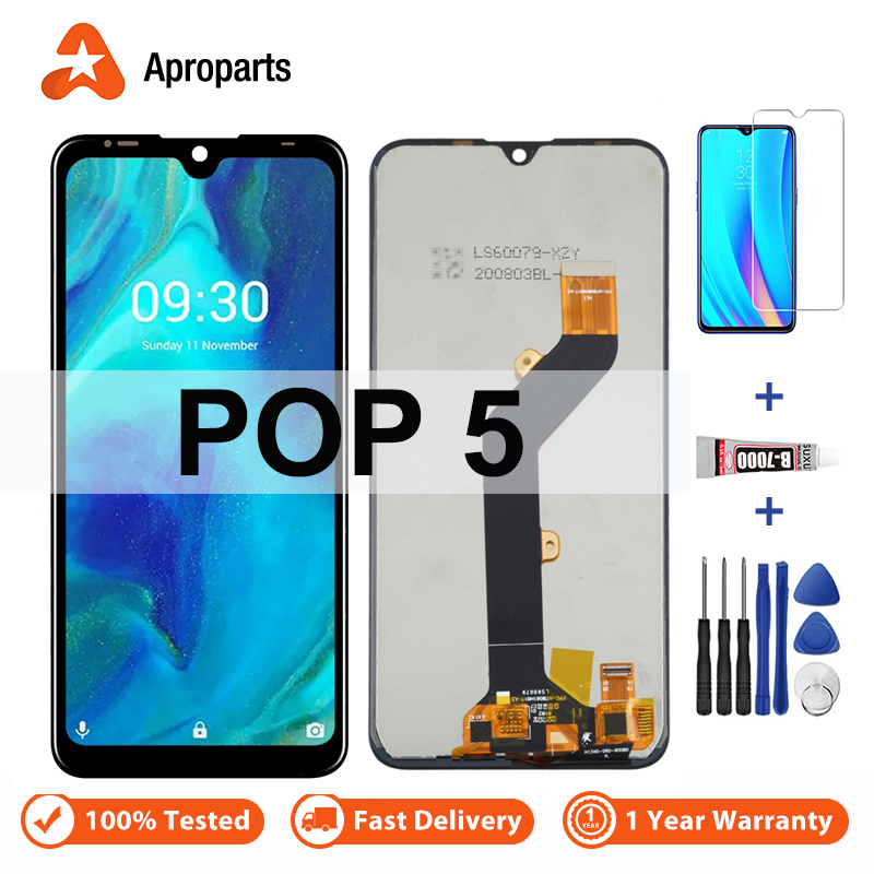 適用於 Tecno POP 5 BD2 BD2p BD3 BD1 BD2d 液晶顯示屏觸摸屏 POP5 更換手機維修總成 | 蝦皮購物