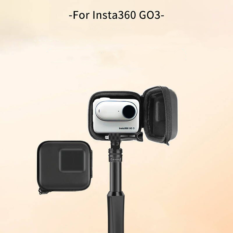 適用於Insta360 go 3半开口单机收PU纳防水包配件的迷你EVA外殼保護袋