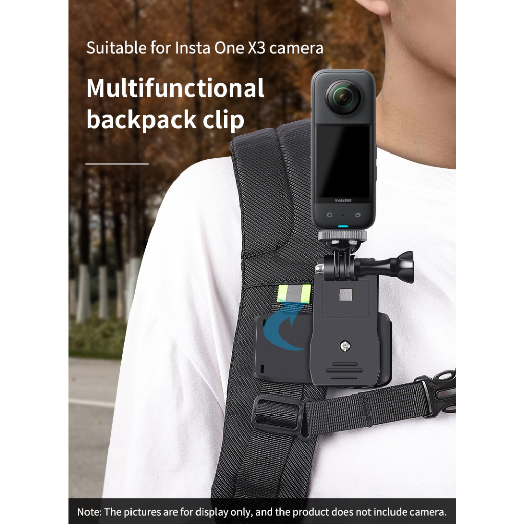 Besttoolifes Telecomando GPS intelligente per Insta360 X5 X4 X3 X2/ACE/PR/ PRO2/GO3/GO3S, raggio di azione 20 m per fotocamera sportiva Insta360 Series