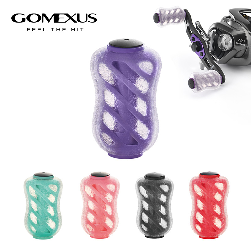 Gomexus S20BKBK Knob TPE Preto Transparente 22mm Shimano A, Daiwa S (3919) - comprar a preços baixos na loja online
