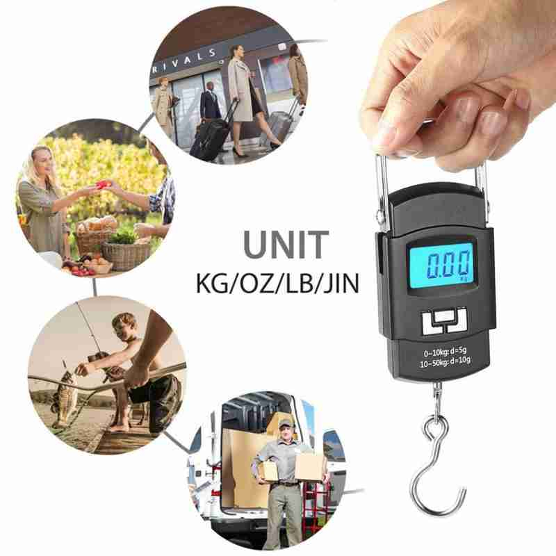 BECBI 10kg x 5g Electronic Hand Scale For Fishing Weight Luggage