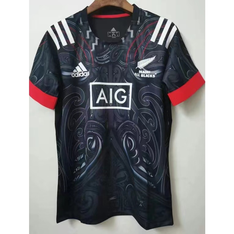 2021 2022 New Zealand Maori All Blacks Jersey Rugby Jersey h 蝦皮購物