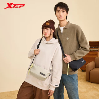【特步 xtep】1987系列 | 斜背包男女斜背包2023新款手機包男士跑步時尚百搭挎包休閒包