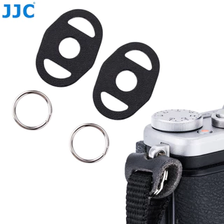 JJC 肩帶環 腕帶環 相機背帶孔轉接金屬圓環 Canon Sony 富士 Nikon 理光數位相機等 附贈防刮保護皮